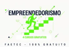 FAETEC abre 4 cursos gratuitos em Empreendedorismo Técnico 640h de formação. Inscrições até 19072026, aulas a partir de 03082026.