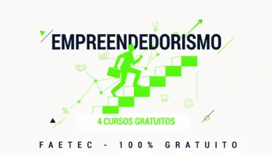 FAETEC abre 4 cursos gratuitos em Empreendedorismo Técnico 640h de formação. Inscrições até 19072026, aulas a partir de 03082026.