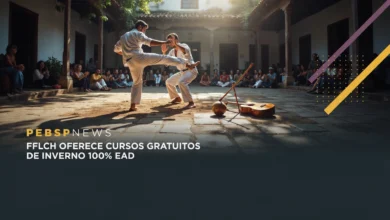 FFLCH-USP abre 4 cursos gratuitos de artes, música e corpo no Grupo 4 dos Cursos de Inverno. Inscrições até 28072026, sorteio em 2907. Confira.