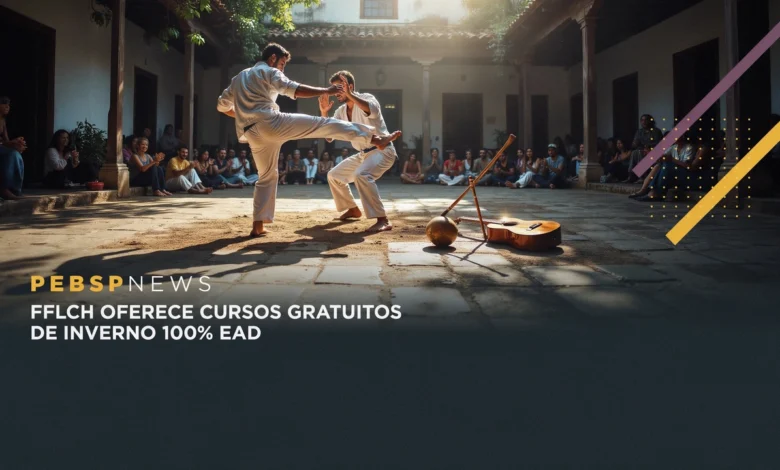 FFLCH-USP abre 4 cursos gratuitos de artes, música e corpo no Grupo 4 dos Cursos de Inverno. Inscrições até 28072026, sorteio em 2907. Confira.