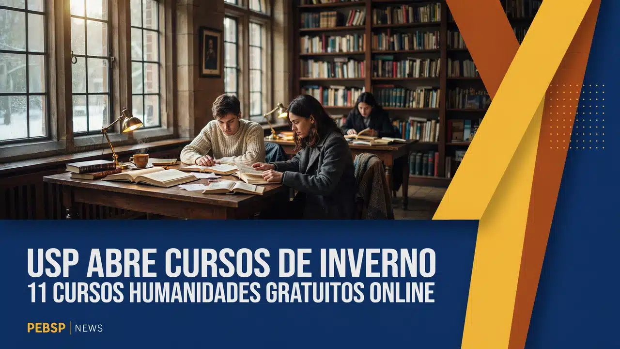 FFLCH-USP abre inscrições do último grupo dos Cursos de Inverno, com 11 cursos gratuitos, de 3107 a 0208. Sorteio de vagas ocorre em 0308.