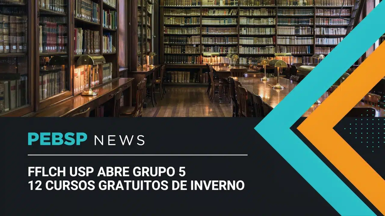 FFLCH-USP abre inscrições para 12 cursos gratuitos do Grupo 5 dos Cursos de Inverno em 29 e 3007. Sorteio de vagas acontece em 3107 pelo Apolo.