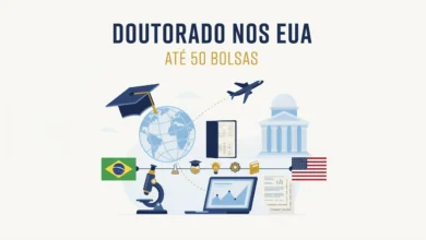 Fulbright Brasil seleciona doutorandos para pesquisa nos Estados Unidos entre 2027 e 2028. Inscrições abertas até 2 de agosto de 2026.
