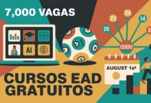 Fundação CECIERJ oferece 23 cursos de extensão gratuitos EAD em diversas áreas. São 7 mil vagas com seleção por sorteio e certificação.