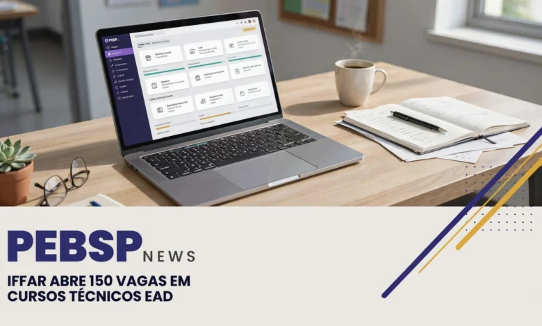 IFFar abre 150 vagas em cursos técnicos EaD do Profuncionário para profissionais da educação; inscrições gratuitas até 9 de agosto de 2026.