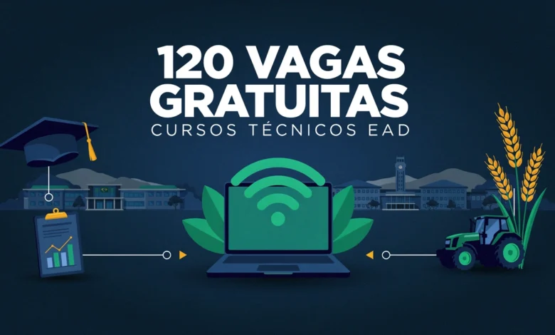 IFNMG Janaúba abre 120 vagas em técnico EAD de Administração e Agropecuária. Veja prazos, cotas e como se inscrever gratuitamente.