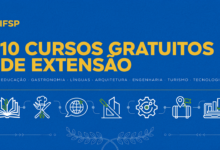 IFSP Campus São Paulo abre 10 cursos de extensão gratuitos, presenciais e EaD, com mais de 185 vagas. Prazos de inscrição variam por curso.