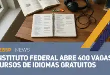 IFSP Diadema 400 vagas em 5 cursos de extensão a distância — inglês, espanhol, português, gestão de custos e planejamento da produção. Inscrições até 31 de julho de 2026.