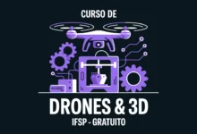 IFSP abre 10 vagas para curso gratuito de drones e impressoras 3D, com 200h e inscrições até 03082026. Confira como se inscrever.
