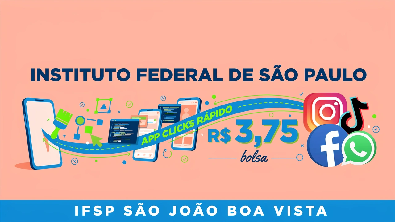 IFSP abre 13 vagas para curso gratuito de criação de aplicativos, com 200h e inscrições até 03082026. Veja como se inscrever.