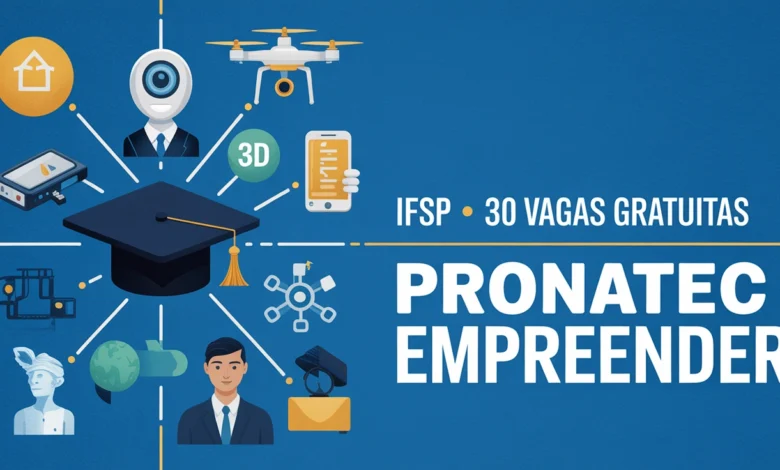 IFSP abre 30 vagas remanescentes em cursos gratuitos em São João da Boa Vista apps, drones e IA. Inscrições até 3082026. Veja como se inscrever.