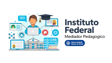 IFSP abre inscrições para mediadores pedagógicos presencial da UAB, com bolsa de R$ 1.100. Veja polos, requisitos e prazos do Edital 1302026