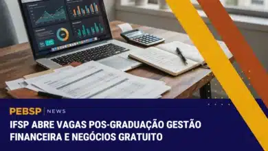 IFSP abre seleção para curso de pós-graduação gratuito de Gestão Financeira. Inscrições, requisitos e prazos, confira o edital.