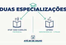 IFSP e UFRRJ abrem juntos 167 vagas em especializações gratuitas de Educação e Ciências. Inscrições terminam nesta segunda, dia 2007. Confira os editais.