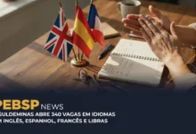 IFSULDEMINAS abre 340 vagas em cursos gratuitos de inglês, espanhol, francês, libras em 17 turmas presenciais e online. Inscrições até 88; sorteio define vagas.
