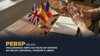 IFSULDEMINAS abre 340 vagas em cursos gratuitos de inglês, espanhol, francês, libras em 17 turmas presenciais e online. Inscrições até 88; sorteio define vagas.