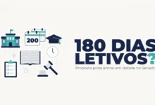 Ideia Legislativa no Senado propõe alterar o art. 24 da LDB para reduzir de 200 para 180 dias letivos o calendário escolar.