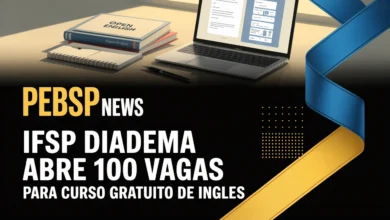 Inscrições abertas para curso de inglês EAD do IFSP Campus Diadema — 100 vagas, 70 horas, até 31 de julho.