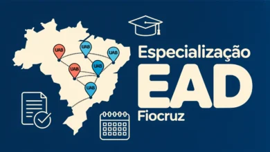 Inscrições para a especialização em Investimentos em Saúde da Fiocruz foram prorrogadas até 1007. Veja vagas, polos e requisitos.