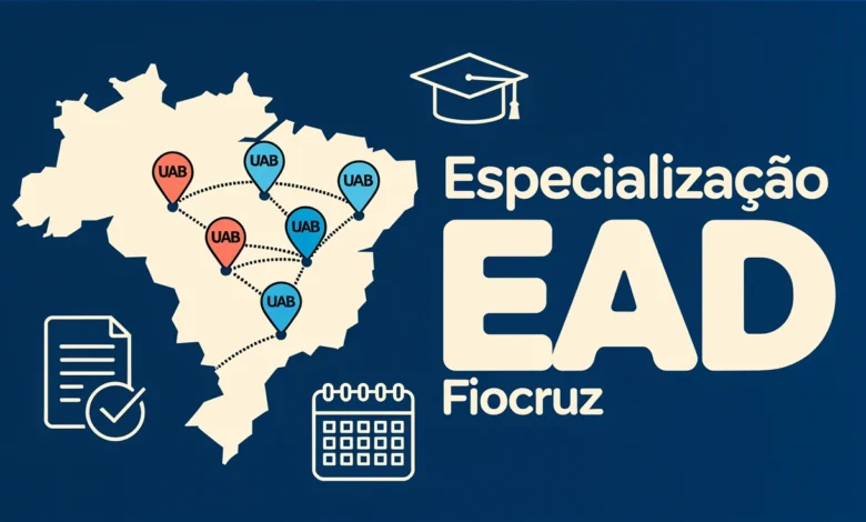 Inscrições para a especialização em Investimentos em Saúde da Fiocruz foram prorrogadas até 1007. Veja vagas, polos e requisitos.