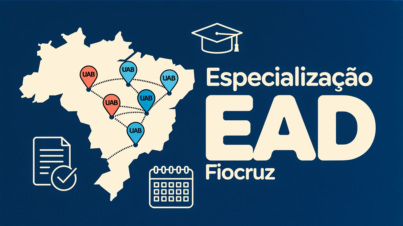 Inscrições para a especialização em Investimentos em Saúde da Fiocruz foram prorrogadas até 1007. Veja vagas, polos e requisitos.