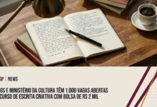 Inscrições para o curso gratuito de escrita criativa da UFRGS terminam em dois dias. Veja edital, cotas, bolsas de R$ 2.000 e como se inscrever pelo Mapa da Cultura.