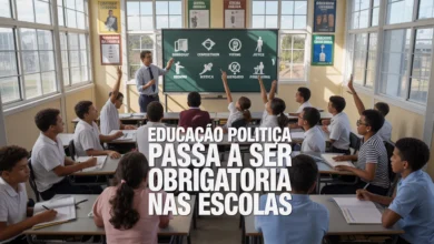Lei 15.4682026 altera a LDB e torna obrigatória a educação política e os direitos da cidadania no currículo da educação básica em todo o Brasil.