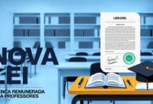 Nova lei federal explicita direito de professores da rede pública a licença remunerada para mestrado, doutorado e especialização.