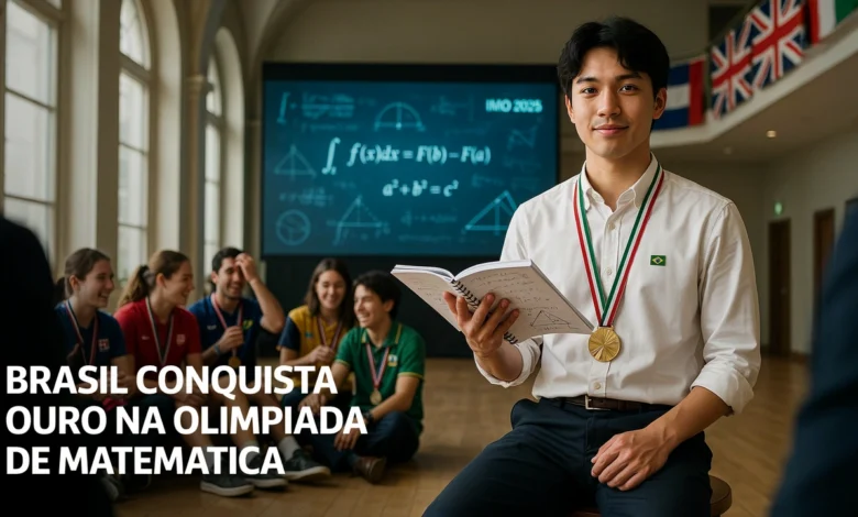 O Brasil ficou em 20º lugar na Olimpíada Internacional de Matemática 2026, com um ouro, três pratas e dois bronzes.