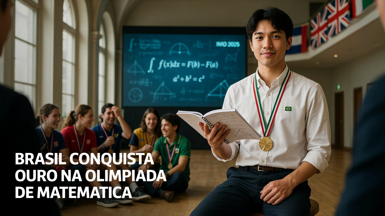 O Brasil ficou em 20º lugar na Olimpíada Internacional de Matemática 2026, com um ouro, três pratas e dois bronzes.
