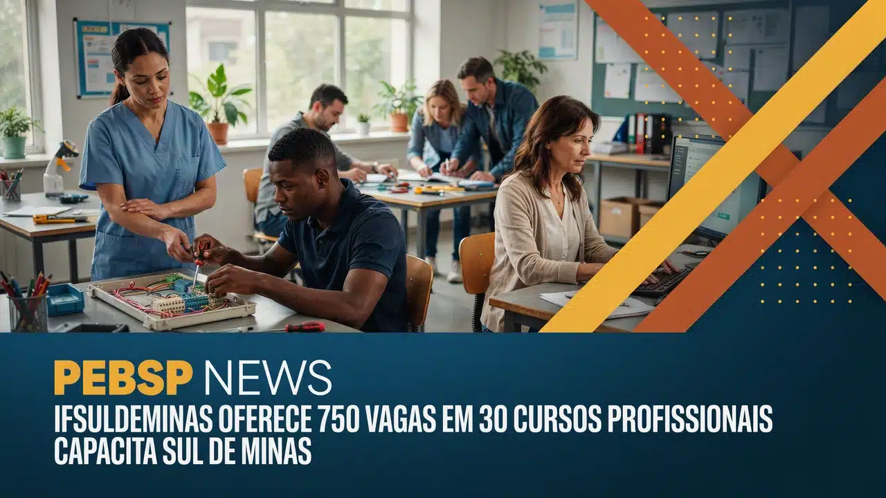 O IFSULDEMINAS ofereceu 750 vagas em 30 cursos gratuitos presenciais em 25 cidades de Minas Gerais. Inscrições encerradas em 1307 - confira os cursos.