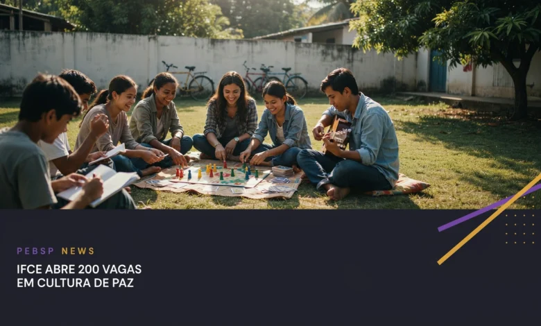 Oportunidade de curso de extensão gratuito de 180 horas IFCE une jogos e música brasileira com foco em Direitos Humanos e Cultura de Paz.