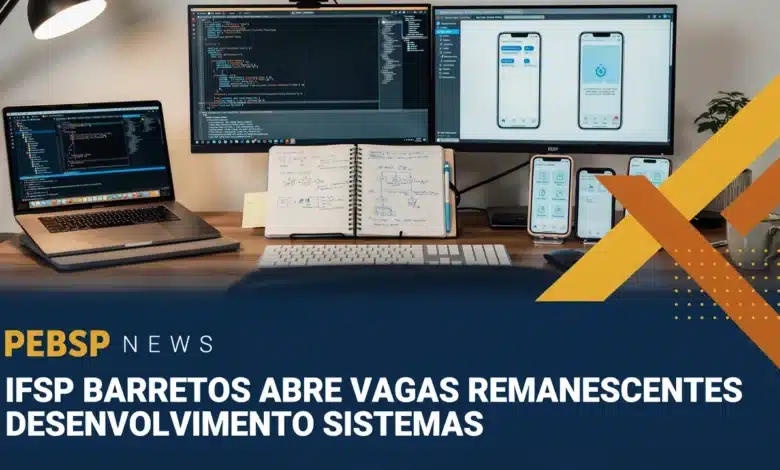 Oportunidade de pós-graduação gratuita IFSP lança edital para preenchimento das vagas na Especialização em Desenvolvimento de Sistemas.