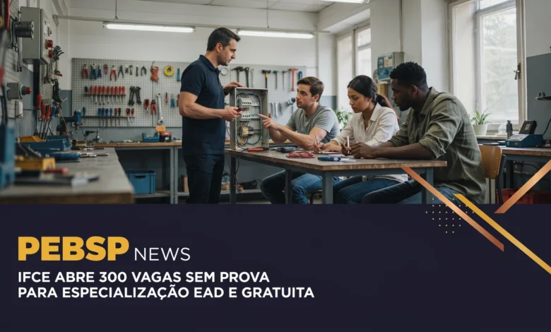 Oportunidade de pós-graduação gratuita e EAD Edital do IFCE oferece curso de especialização em Docência na EPT com seleção por sorteio.