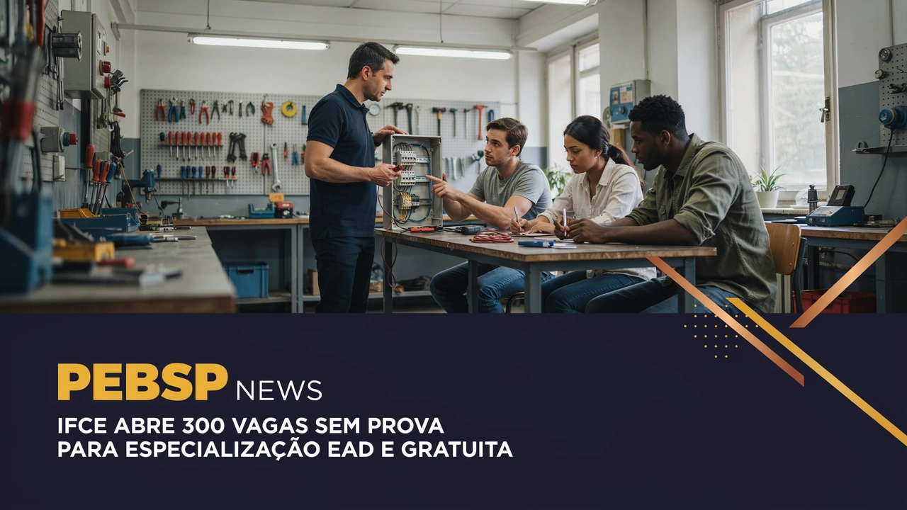 Oportunidade de pós-graduação gratuita e EAD Edital do IFCE oferece curso de especialização em Docência na EPT com seleção por sorteio.