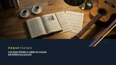 Oportunidade de pós-graduação gratuita no Colégio Pedro II vagas para especialização em relações étnico-raciais ou práticas musicais.