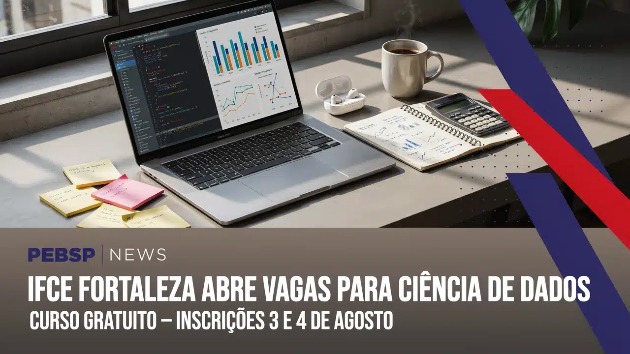 Oportunidade na área da tecnologia o IFCE lança curso de extensão gratuito em Ciência de Dados com seleção por títulos. Confira o edital!