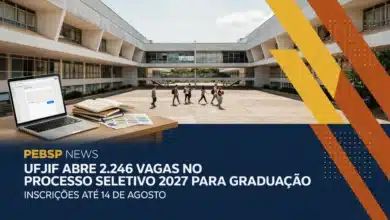 PISM 2027 UFJF abre vagas nos cursos de graduação em Direito, Engenharias, Licenciaturas e mais. Inscrições até 14082026. Veja o edital!