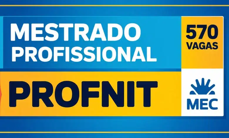 PROFNIT abre 570 vagas de mestrado profissional gratuito em Propriedade Intelectual e Transferência de Tecnologia para Inovação em 47 instituições.