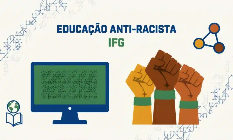 Participe do curso de extensão do IFG. Formação gratuita e EAD em Educação Antirracista com foco nas tecnologias. Veja o edital e inscreva-se!