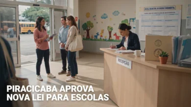 Piracicaba aprova lei que permite consulta de antecedentes criminais de professores por pais. Veja o que muda e o debate sobre LGPD .