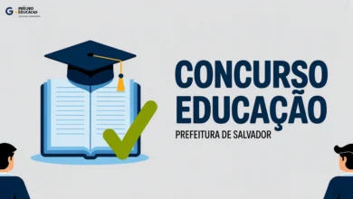 Prefeitura de Salvador abre concurso com 190 vagas para Professor Municipal e Coordenador Pedagógico. Inscrições até 7 de agosto de 2026.