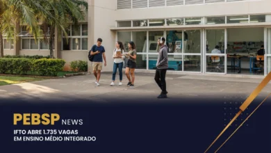 Processo Seletivo dos cursos técnicos integrados ao Ensino Médio do IFTO tem inscrições abertas até 20 de agosto. Confira o edital aqui!