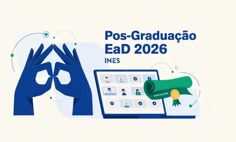 Procurando pós-graduação gratuita O INES lançou edital de Especialização em Educação de Surdos EAD com seleção por sorteio eletrônico!