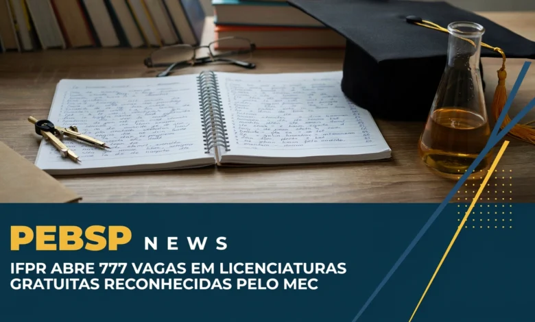 Procurando uma graduação gratuita Confira o edital do processo seletivo para os cursos de licenciatura do IFPR com inscrições abertas.
