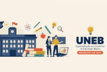 Procurando uma pós-graduação gratuita A UNEB abre 150 vagas para a especialização em Docência na Educação Básica com inscrições até 1607.