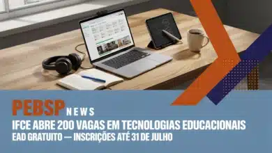 Quer uma pós-graduação gratuita O IFCE abre novas turmas de especialização EaD em Tecnologias Educacionais em 7 polos e seleção por sorteio.
