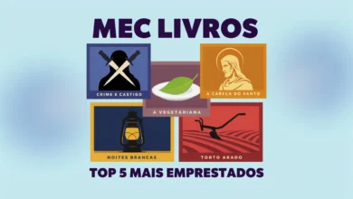 Ranking dos livros mais lidos na plataforma MEC. Clássicos russos e literatura brasileira contemporânea com empréstimo gratuito por 14 dias.