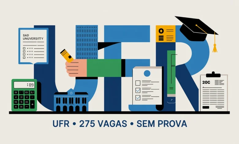 Sem prova veja como a UFR converte histórico escolar, Enem e Encceja na nota de classificação das vagas remanescentes 2026. Inscrições até 2007.