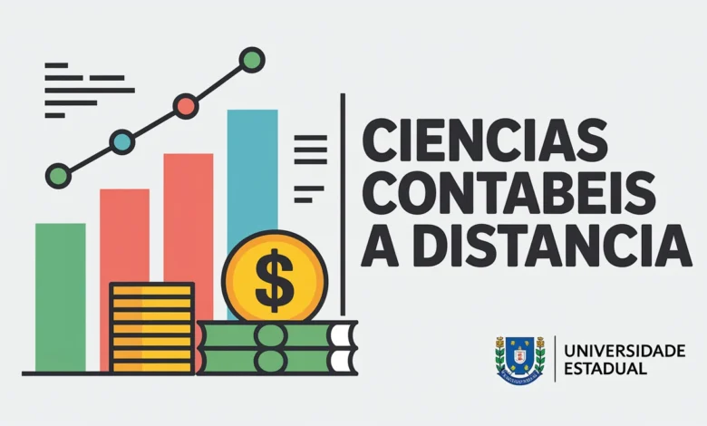 UECE oferece 360 vagas para o bacharelado em Ciências Contábeis a distância, em 10 polos do Ceará. Inscrições até 08072026 pelo site da SATE.